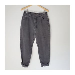 Vintage High Waist Black Lee Jeans